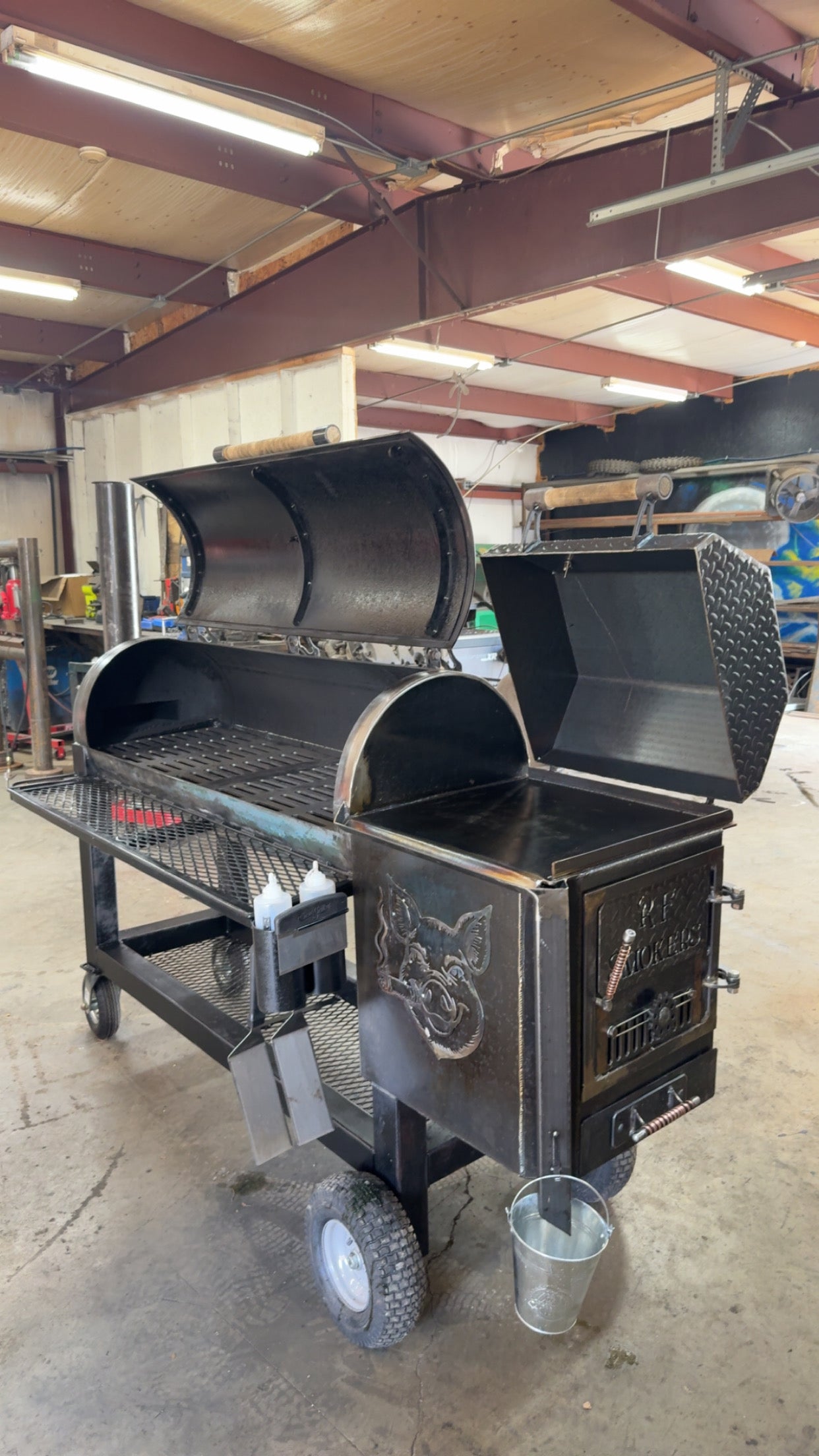 Hawg leg 120gallon smoker