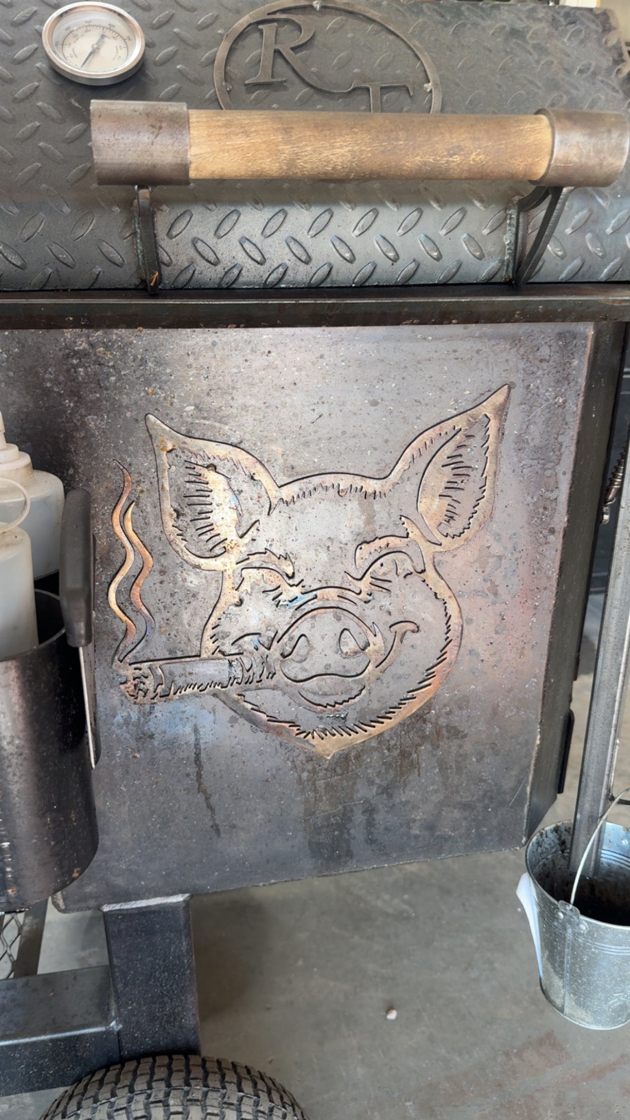 Hawg leg 120gallon smoker