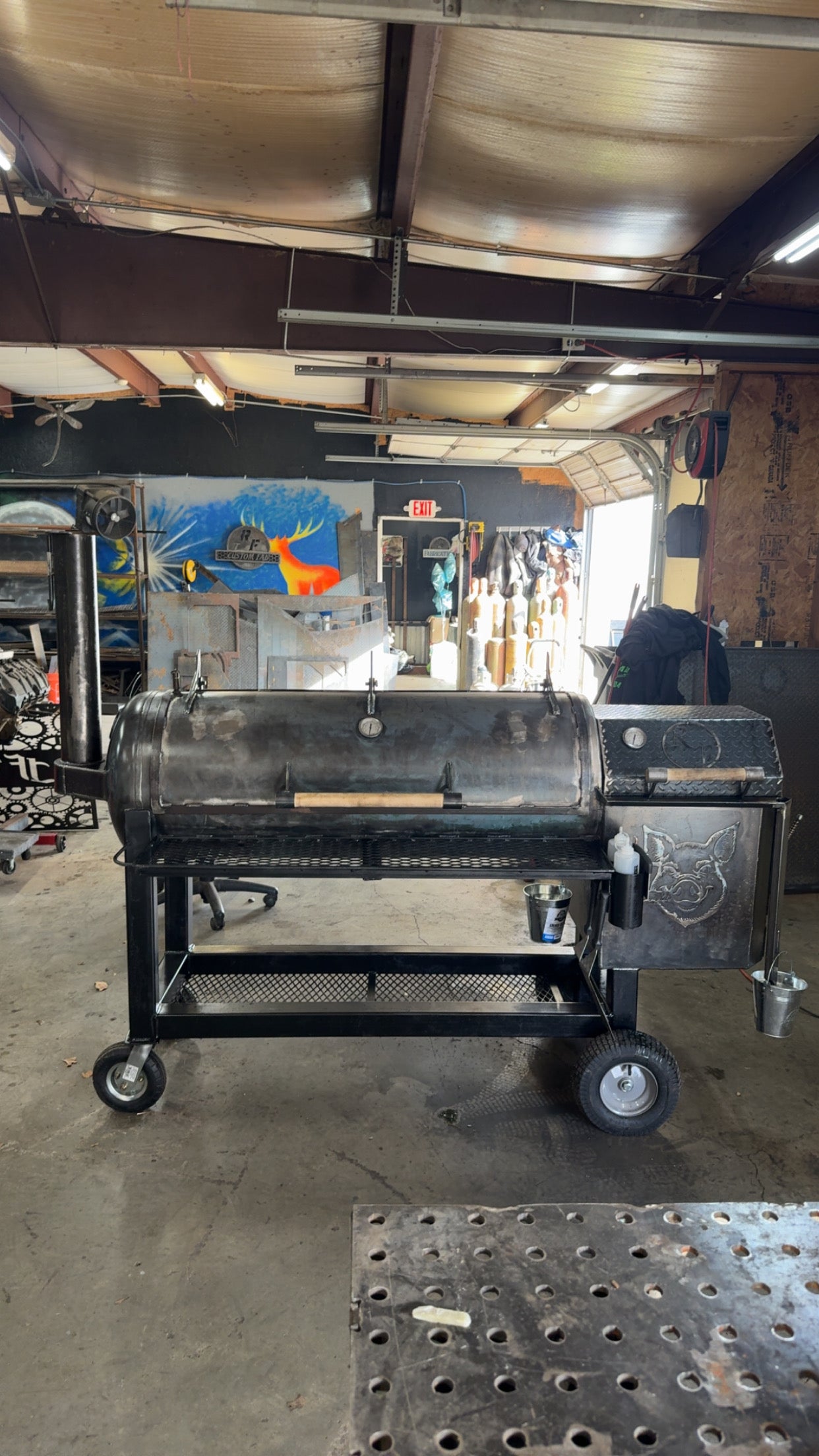 Hawg leg 120gallon smoker