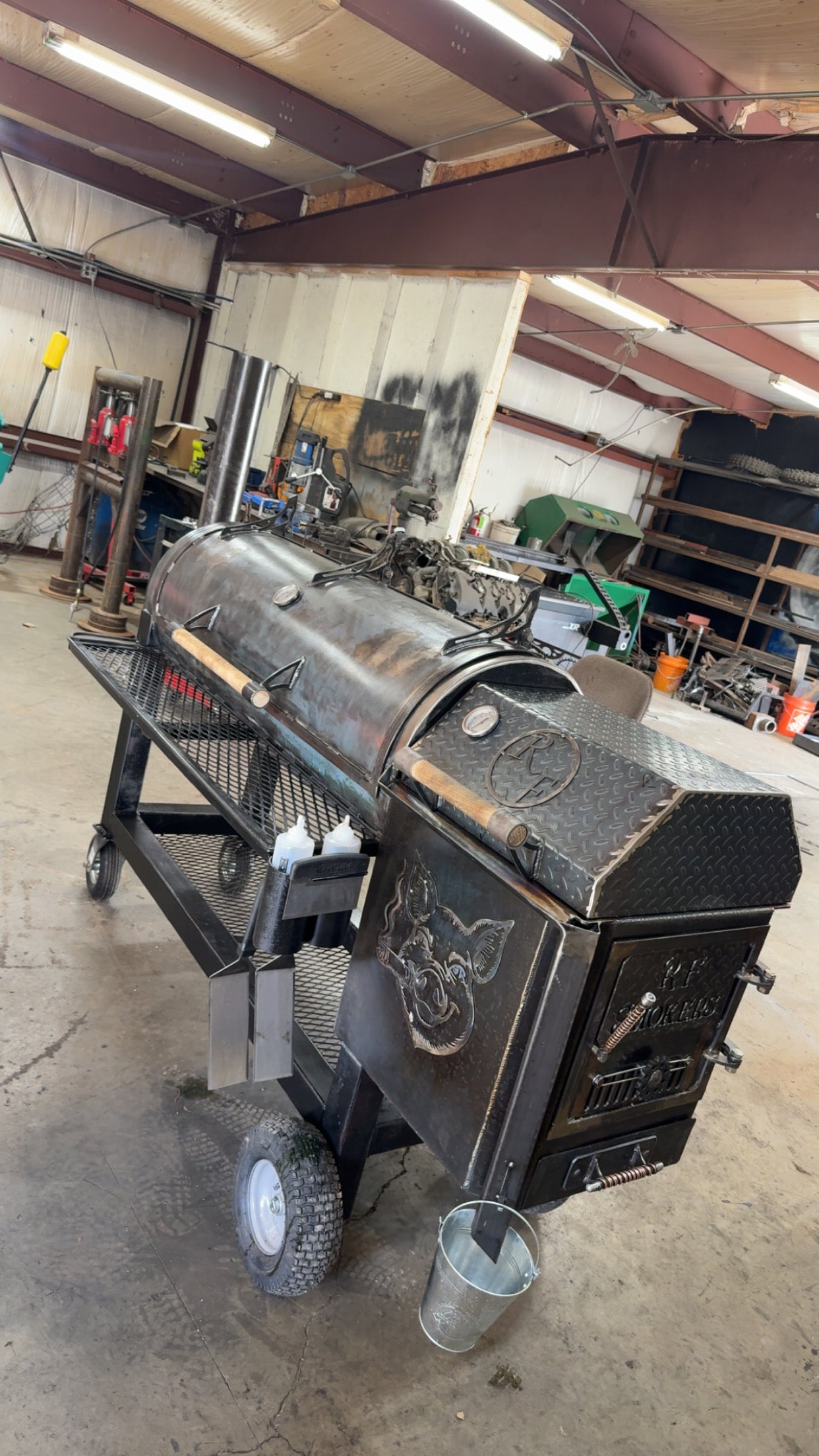 Hawg leg 120gallon smoker