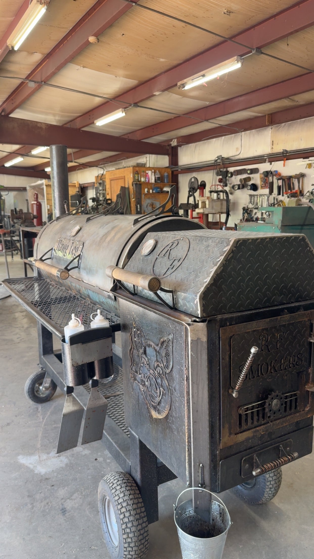 Hawg leg 120gallon smoker